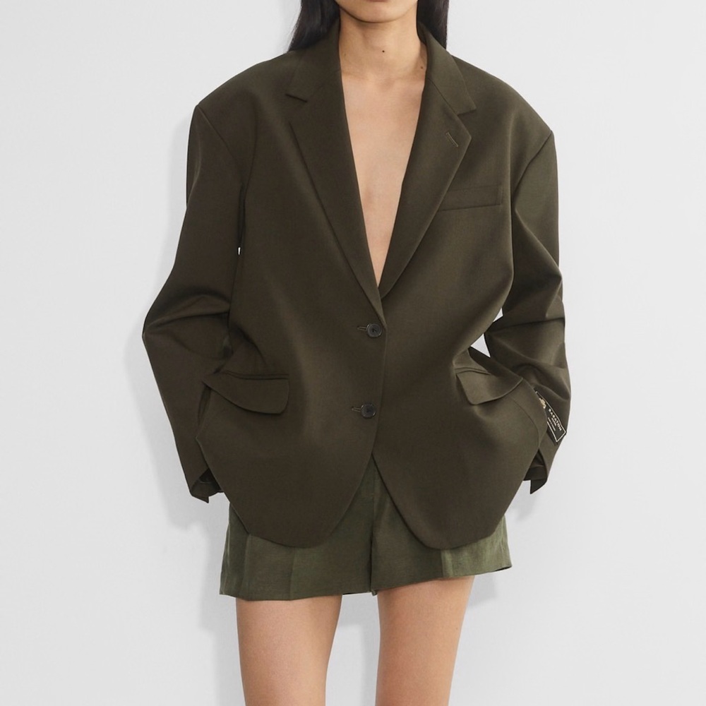 Babaton Dark Olive Blazer